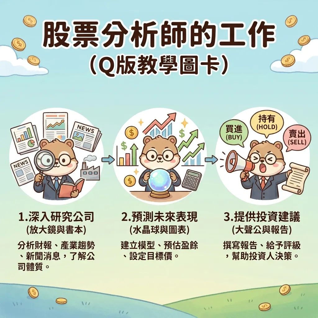 Q版超萌解說：股票分析師的工作日誌