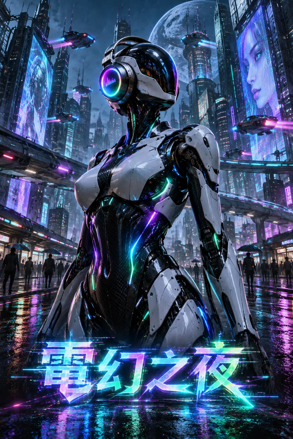 電幻之夜:賽博龐克都市的機械旋律