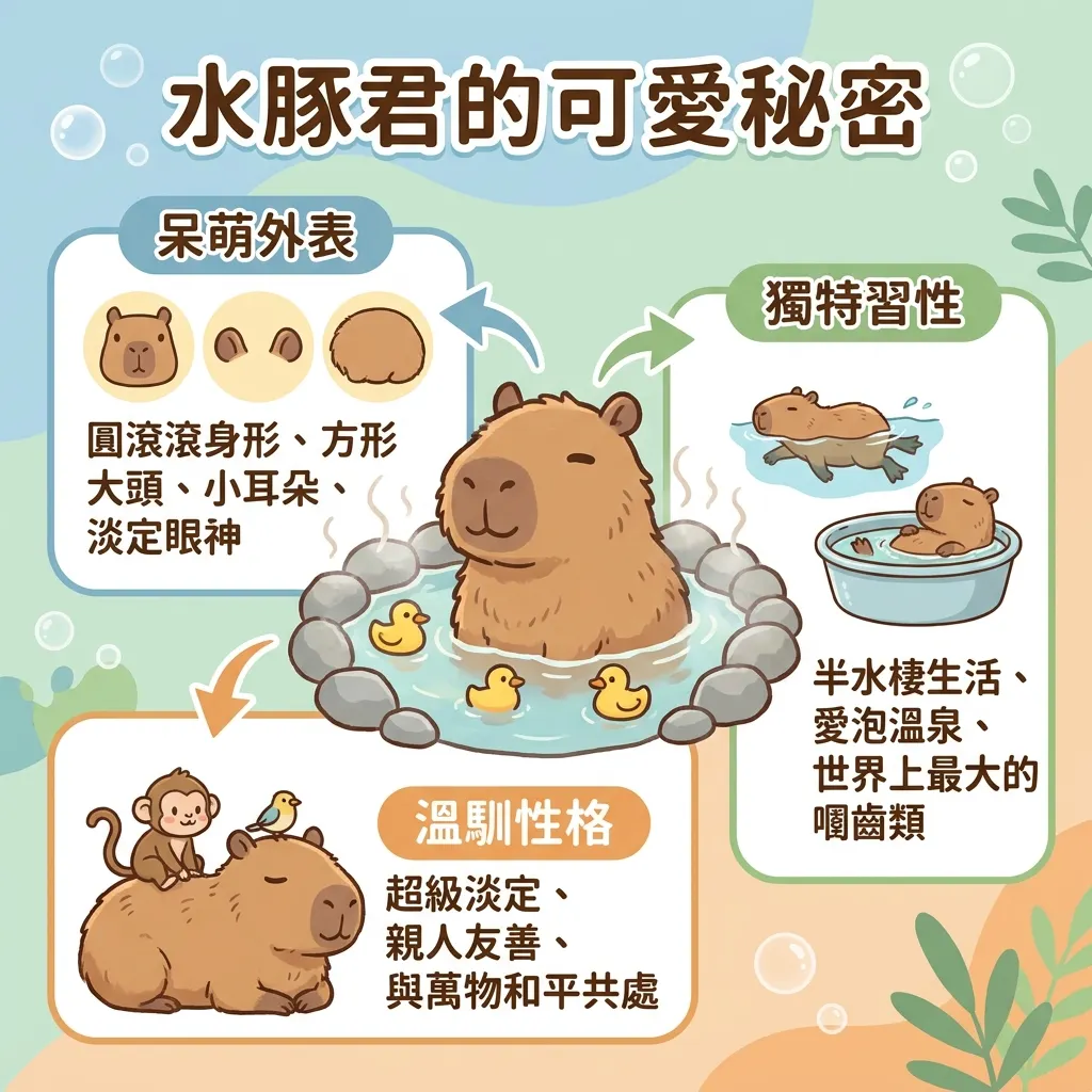 療癒指南：水豚君的可愛秘密大公開