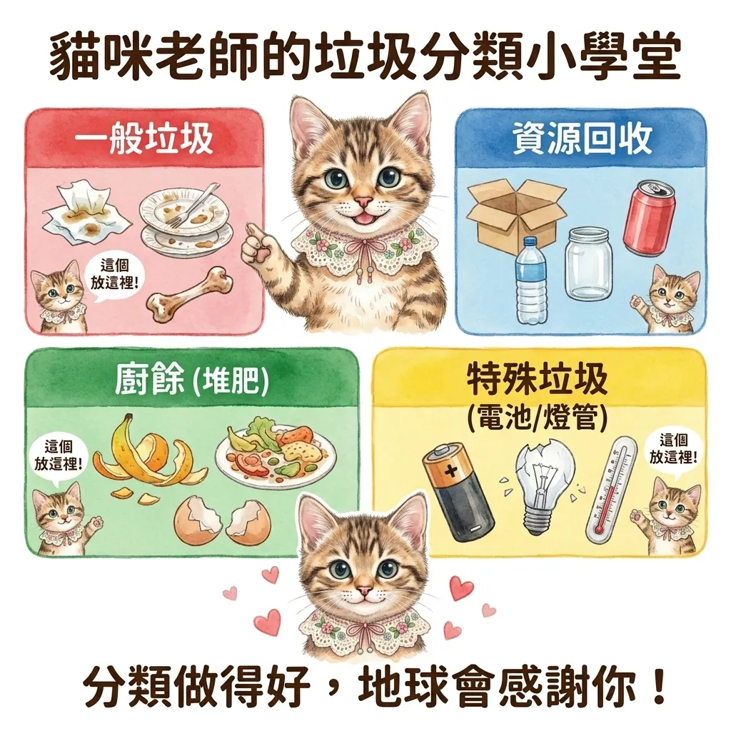 南台科大幼保系4B2I0902貓咪老師的垃圾分類小學堂:守護地球好簡單