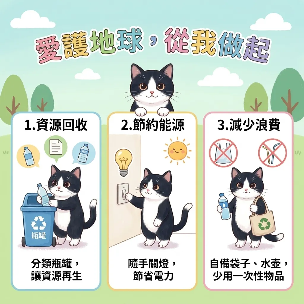 南台科大幼保系4B2I0914 - 貓咪小老師的環保課:愛護地球從我做起