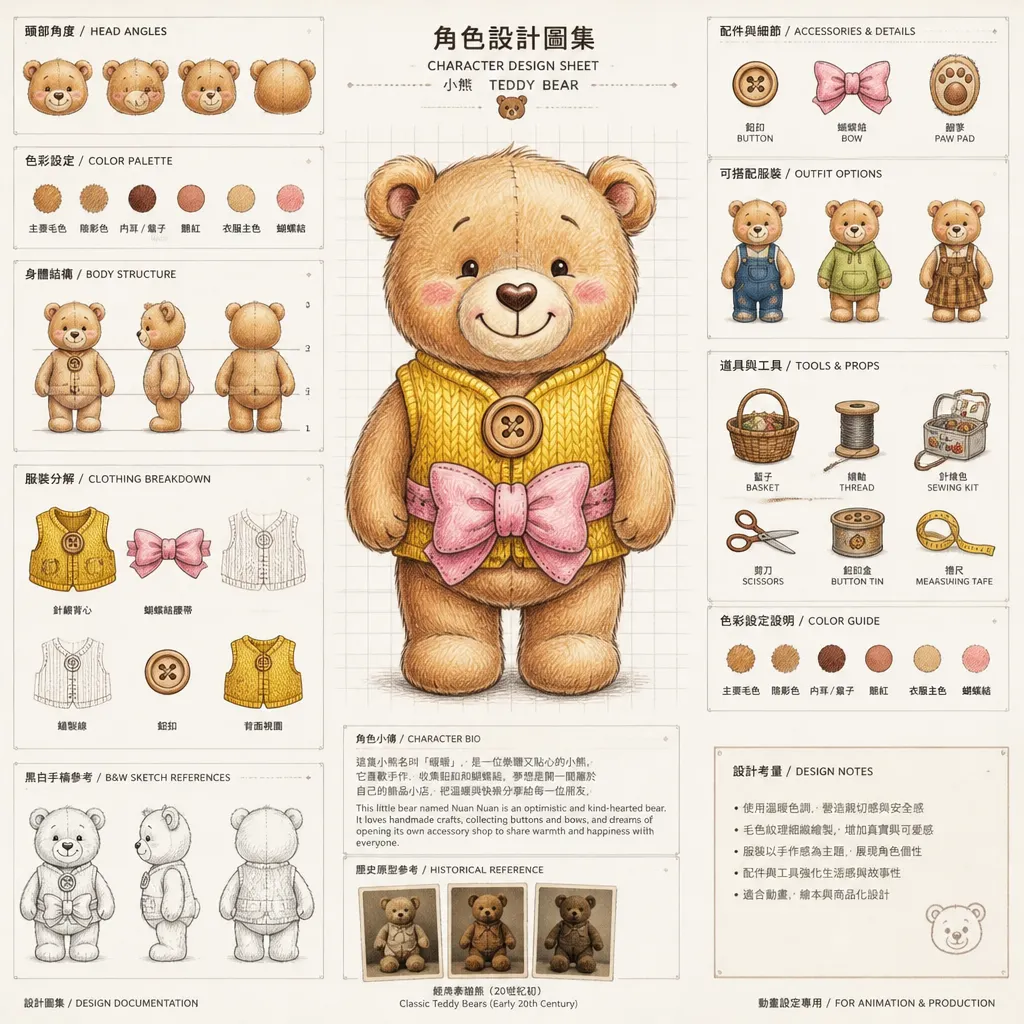 南臺科大幼保系4B2I0016/ 溫柔可愛的小熊