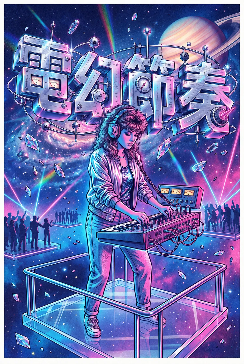 電幻節奏:銀河深處的合成樂章