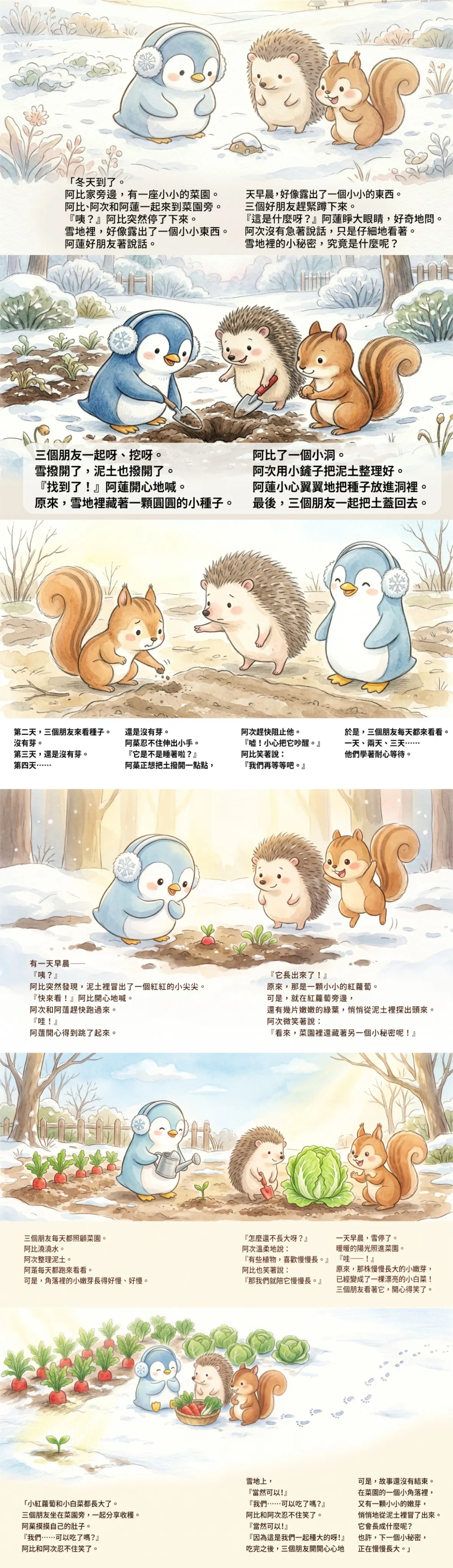 南台科技大學4B31J011冬日菜園的奇蹟：阿比的小菜園