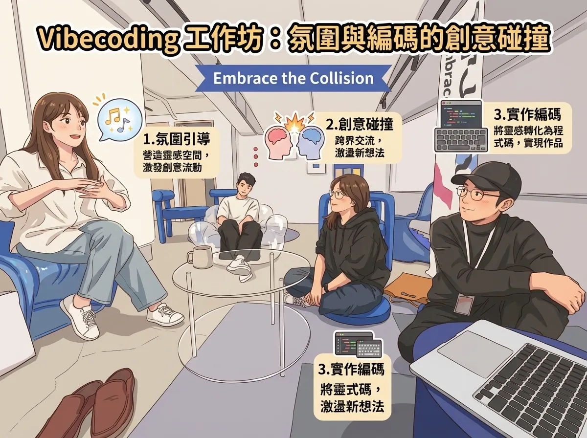 Vibecoding 工作坊:氛圍與編碼的創意碰撞Coding線下小聚