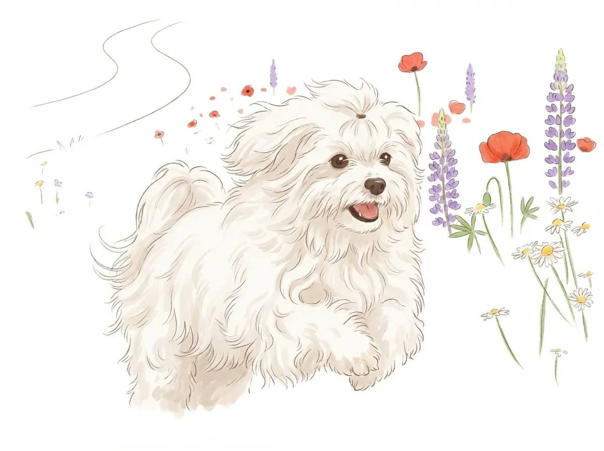 管科王藝潔-花間跳躍的快樂馬爾濟斯