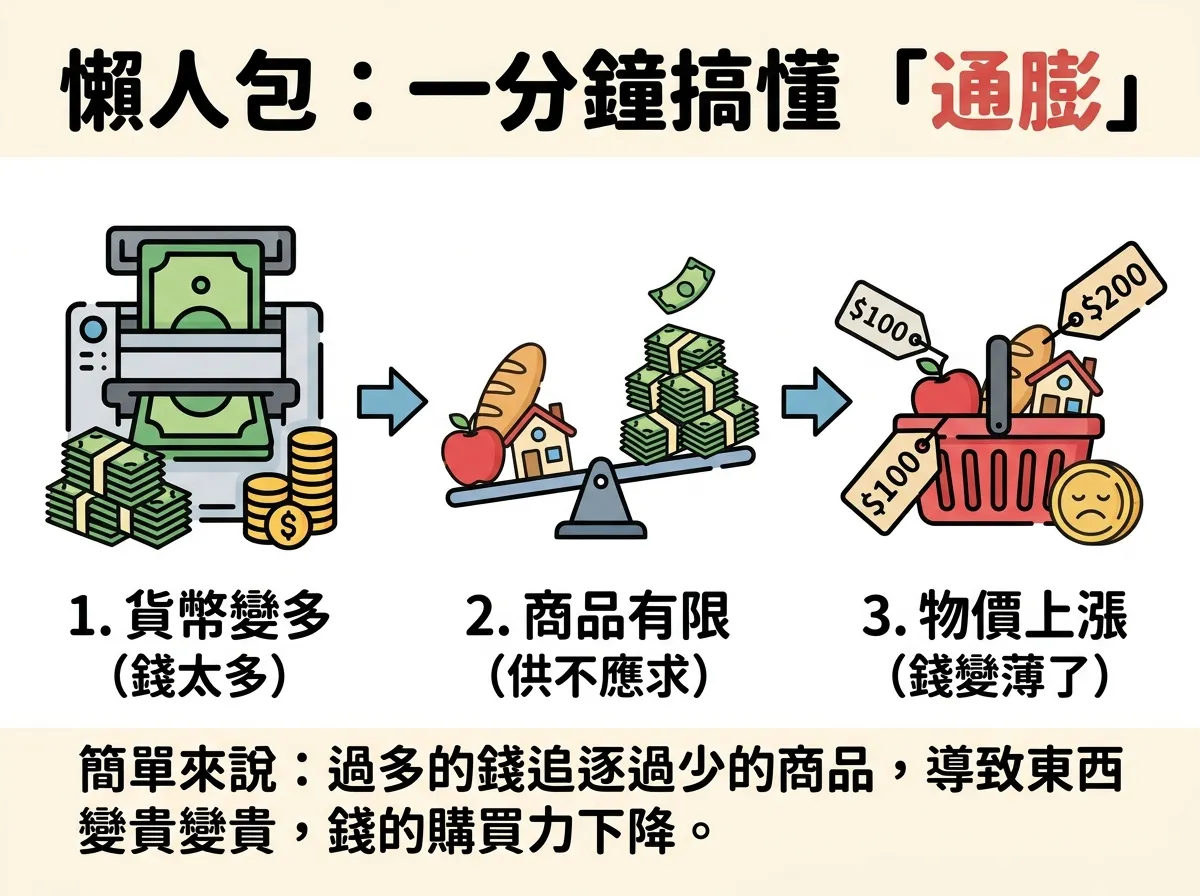 一分鐘搞懂通膨:理財必看懶人包