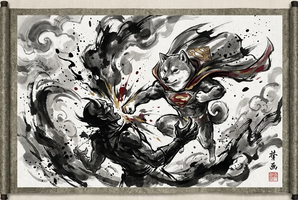 柴犬超人：最終一擊！潑墨之戰