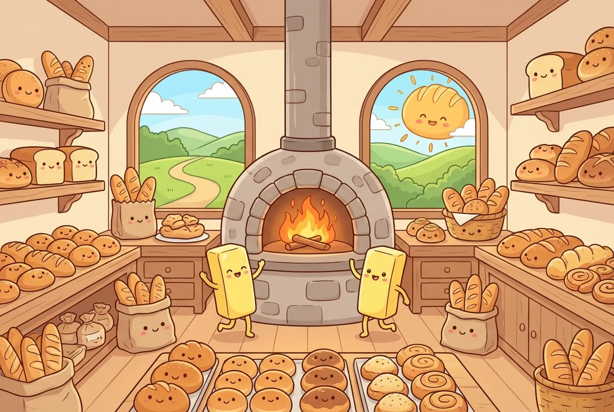 可愛麵包坊的歡樂一天