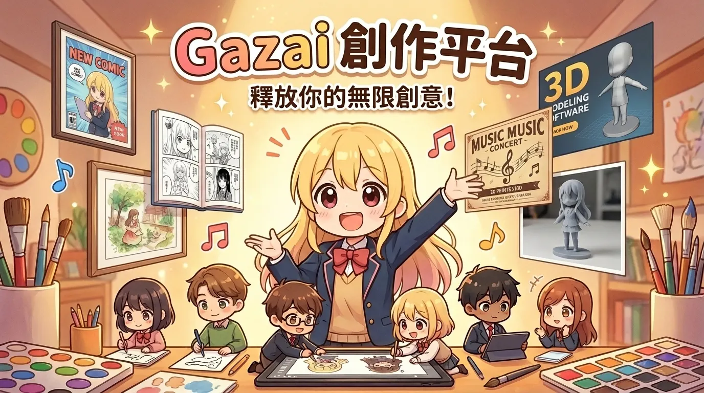 Gazai創作平台：釋放你的無限創意