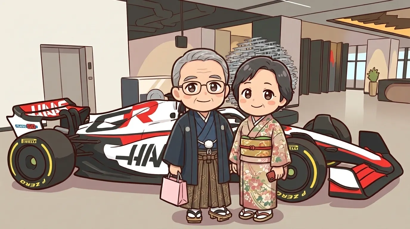 賽道上的和服雅韻：F1賽車與傳統服飾的奇妙相遇
