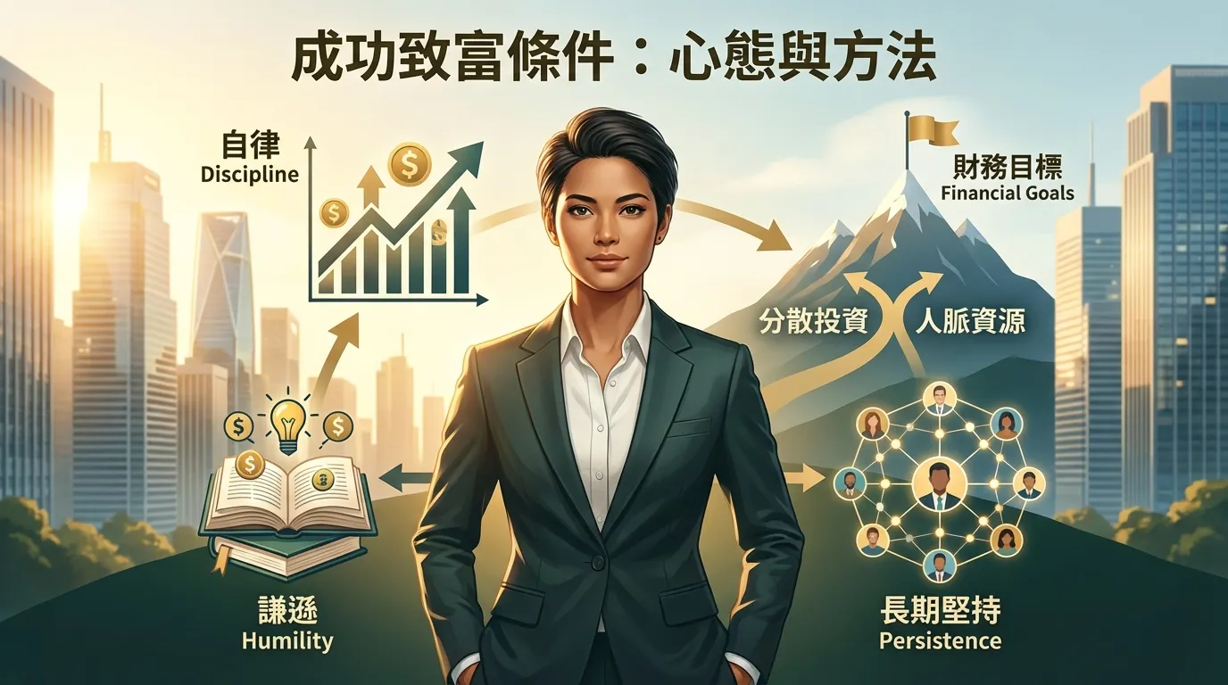 成功致富條件：心態與方法J