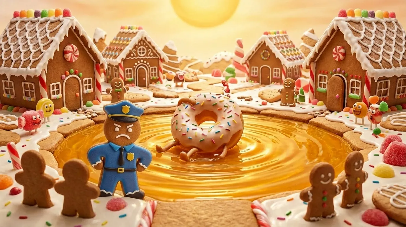 薑餅世界與誤入惹事的甜甜圈AI J512