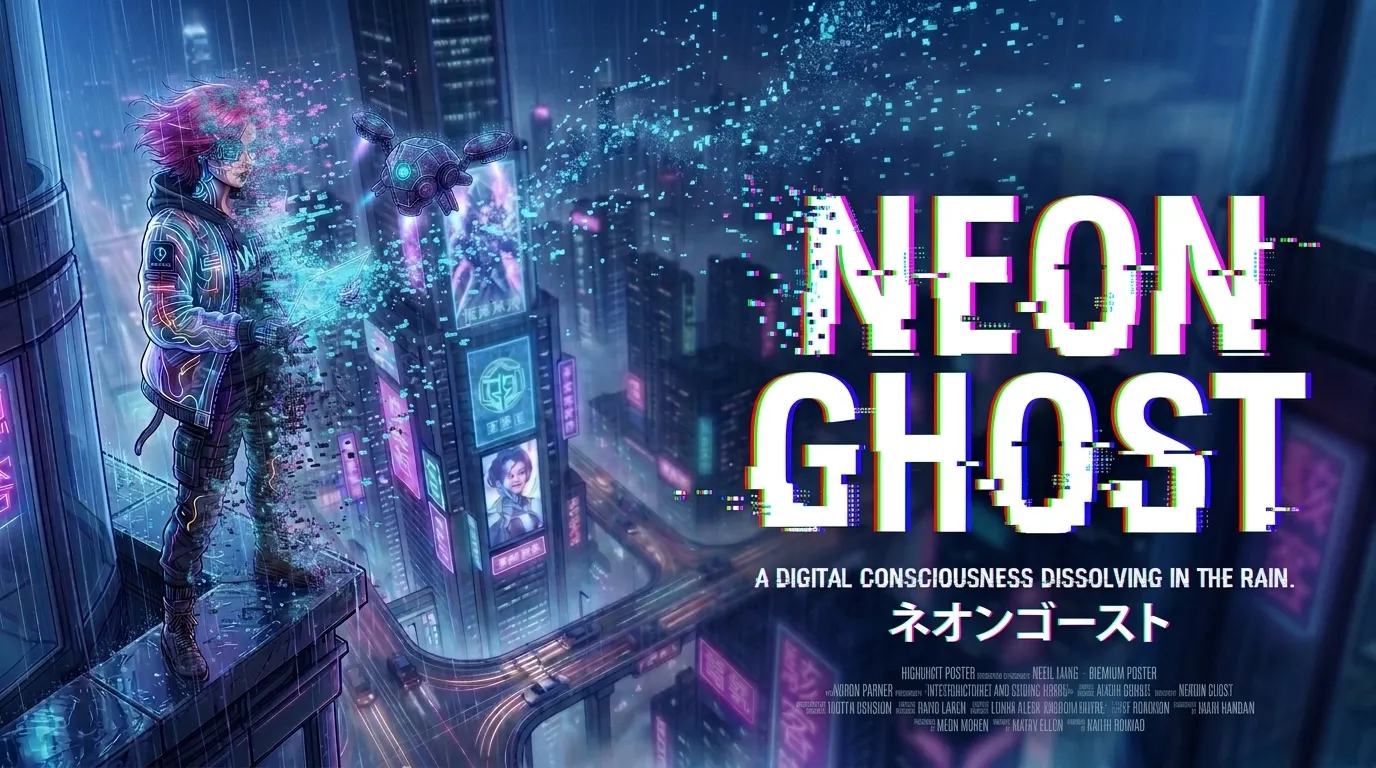 NEON GHOST：雨夜中的數位殘影