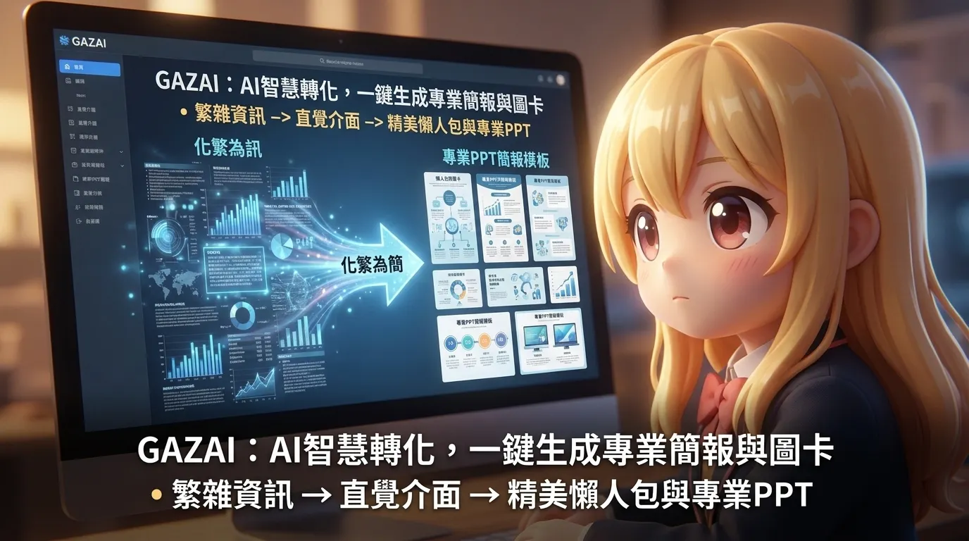 GAZAI 智慧美學：化繁為簡的數位轉型魔法