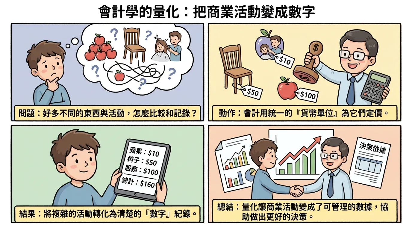 新手入門：會計學的量化魔法多格漫畫