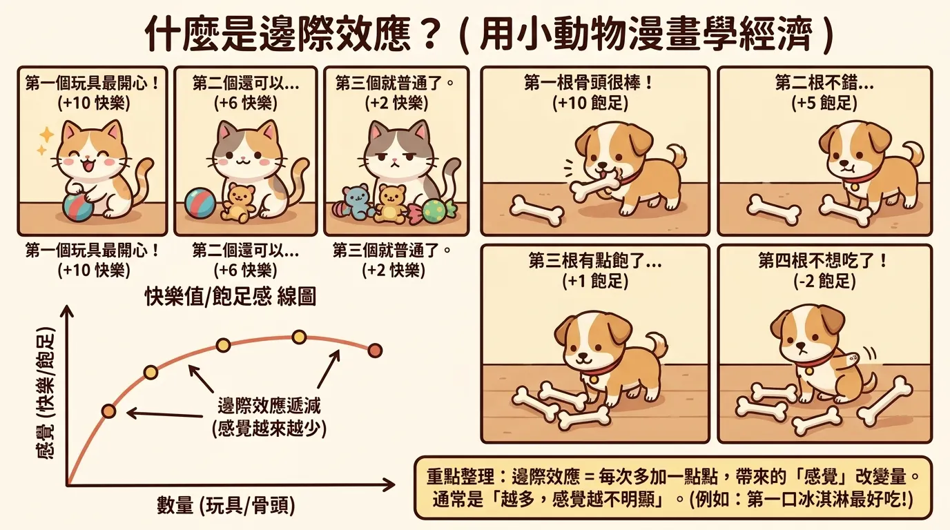 小動物教你邊際效應:給小學生的經濟學基礎漫畫