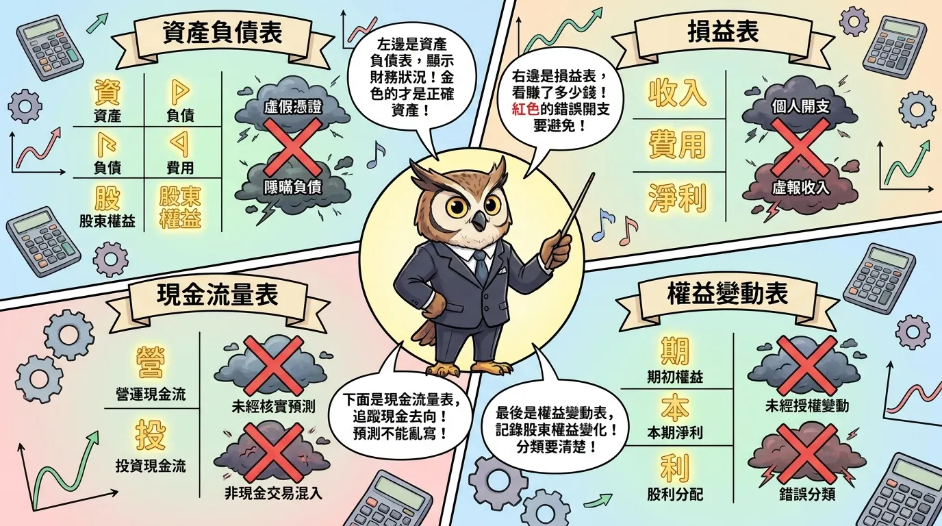 貓頭鷹會計師的財報大解密:專業與趣味並存的財務教學