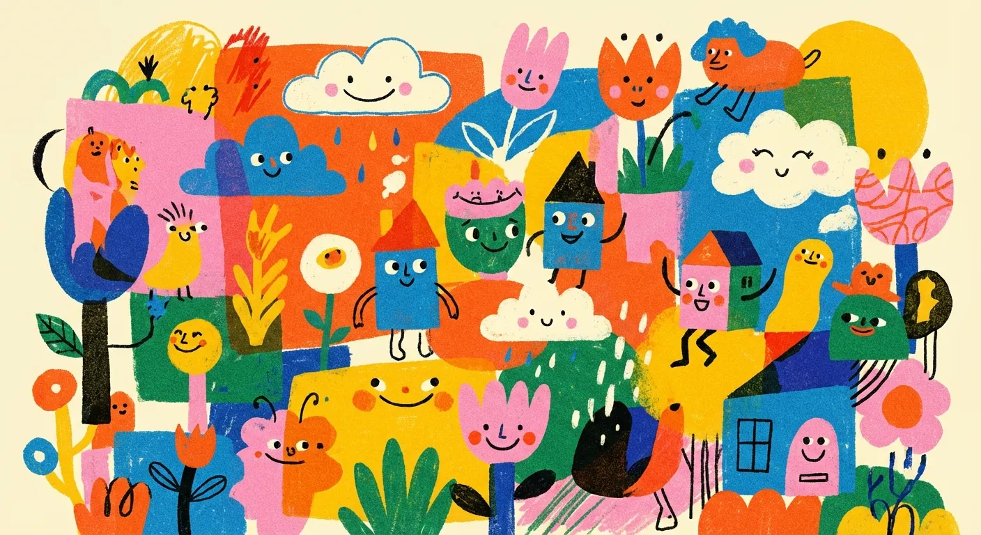 繽紛樂園：歡樂小鎮的卡通生活