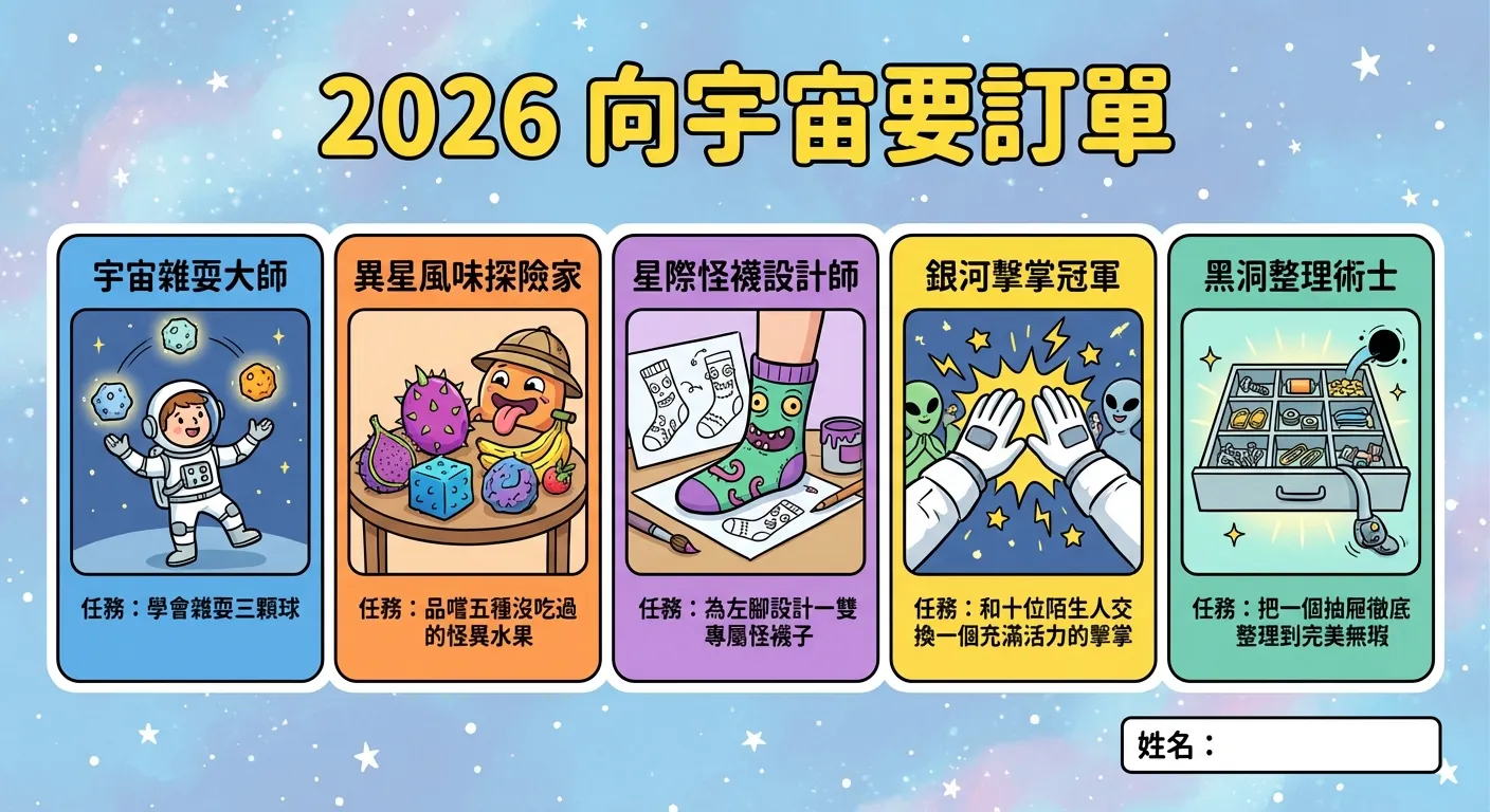 2026向宇宙要訂單：五大任務挑戰