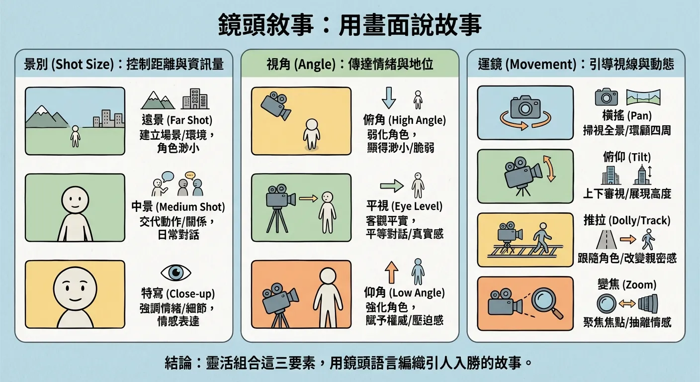 鏡頭敘事：用畫面說故事