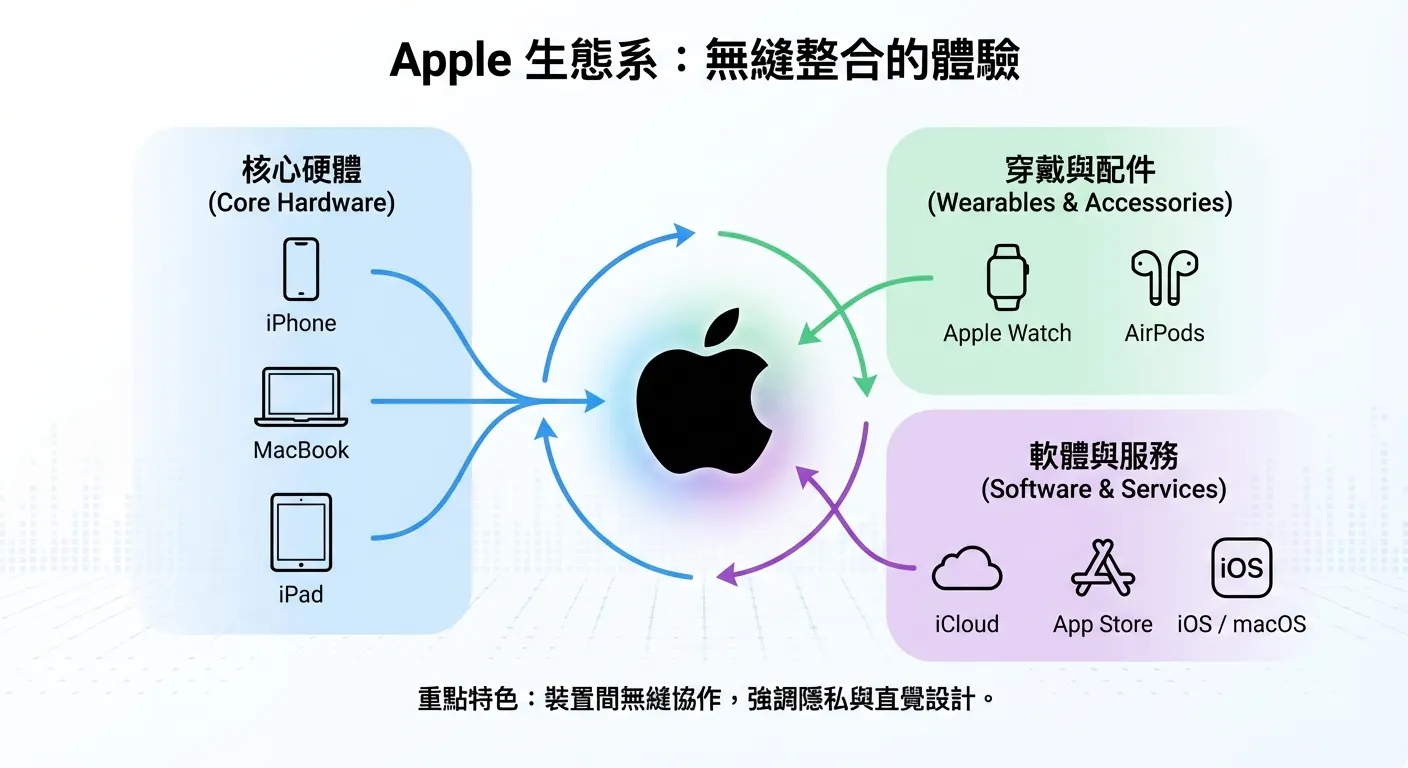 Apple 生態系統:無縫整合的體驗