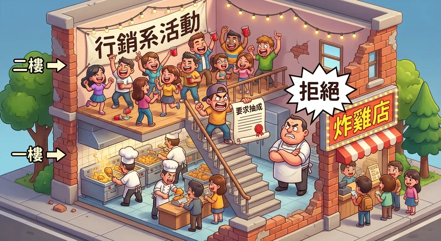 逢甲行銷系事件示意圖