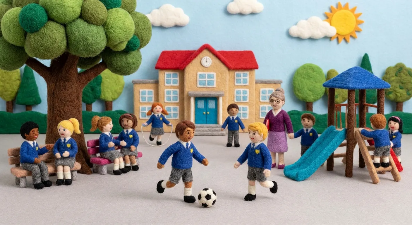 羊毛氈校園小息趣