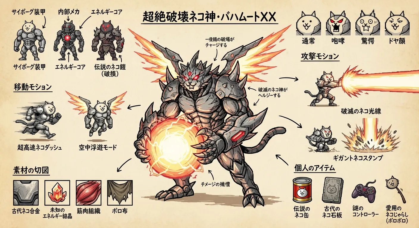 超絶破壊ネコ神・バハムートXX