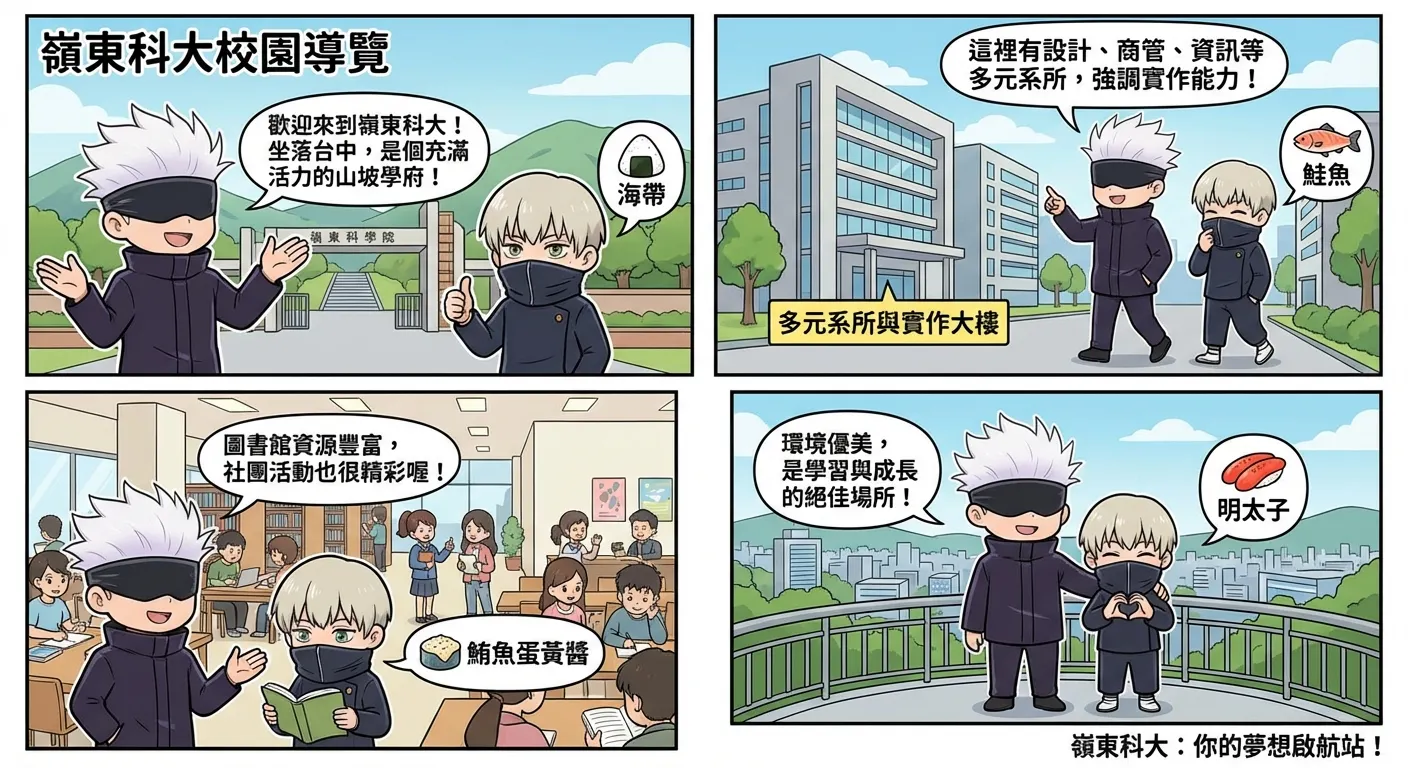 嶺東科大校園導覽:夢想啟航的活力學府