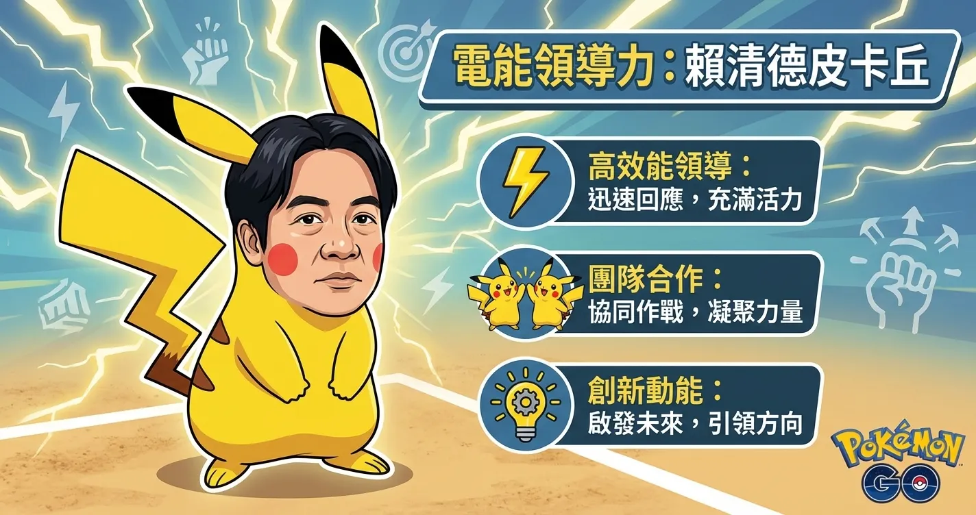 賴清德皮卡丘:電能領導力