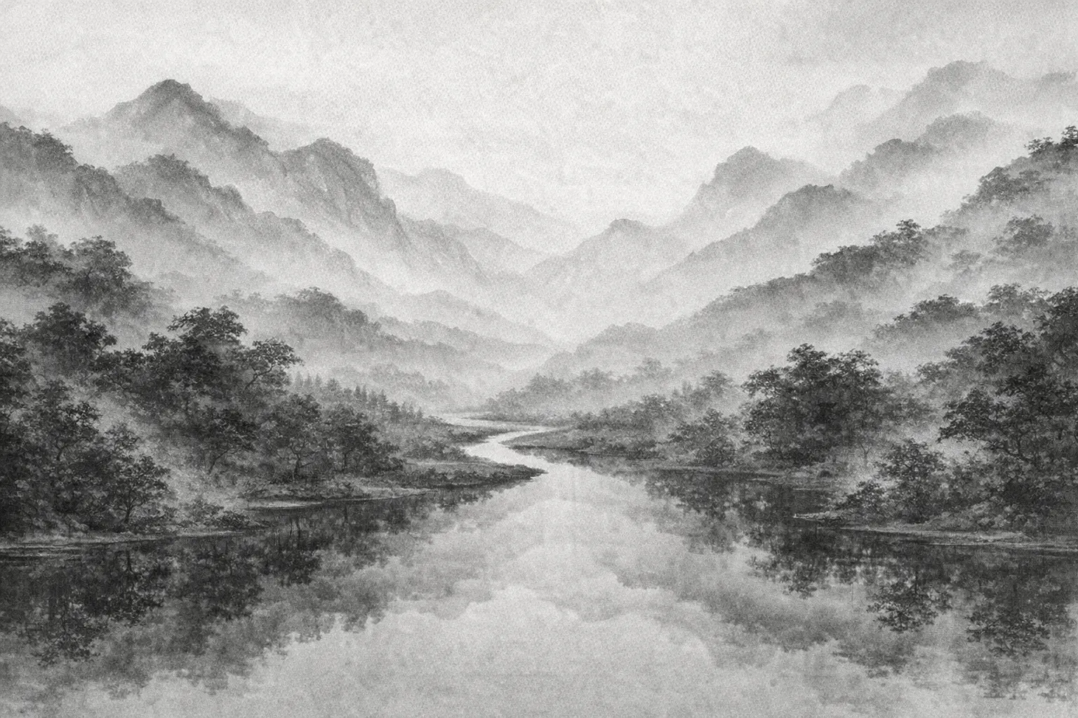 山水映月：寫意水墨山河資管2B B38B040 林永軒