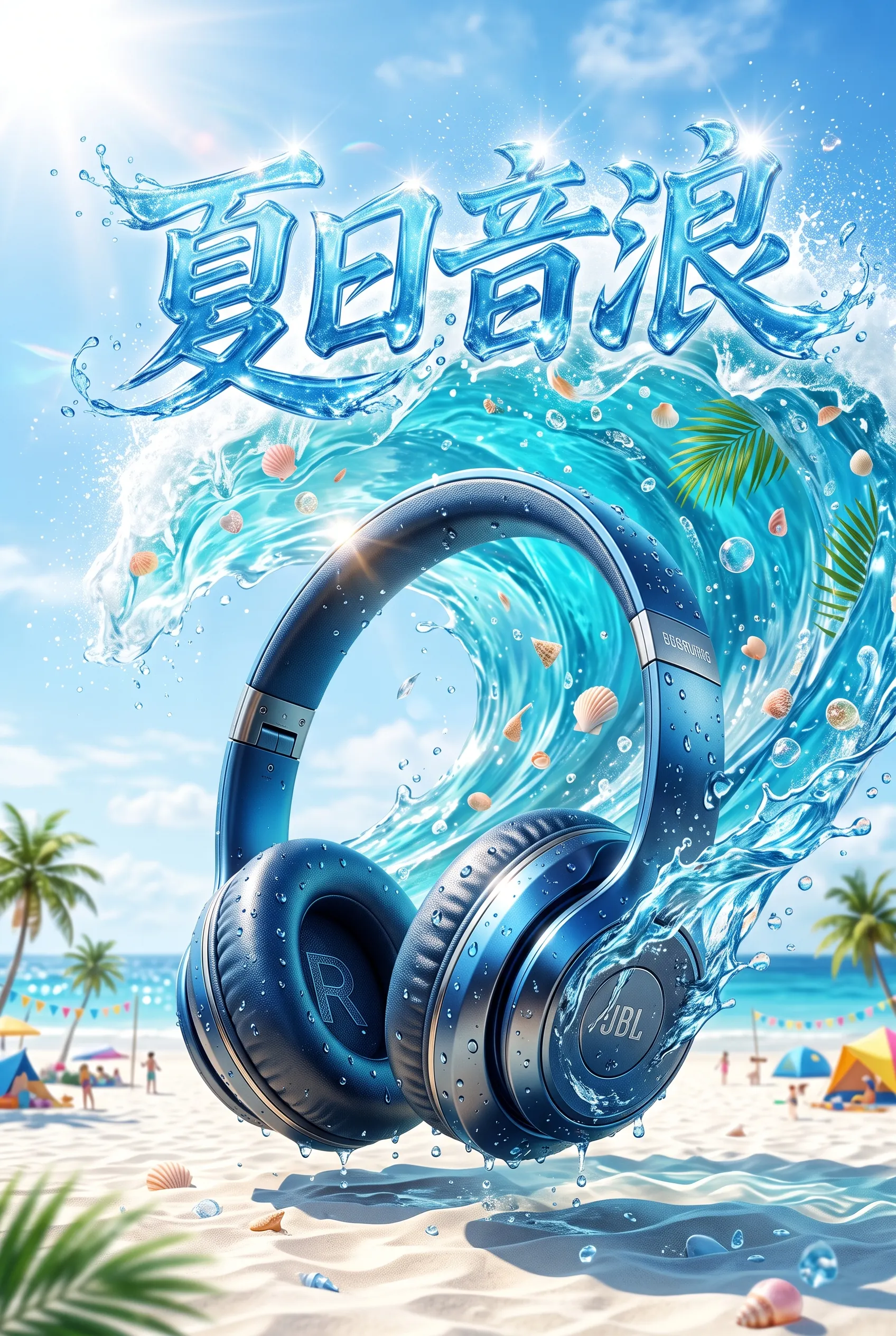 夏日音浪：極致清涼音樂節海報