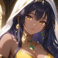 アラビア風衣装の女の子