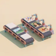 藝術工廠：機械手臂生產線