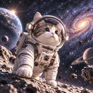星際萌喵：漫步銀河系的宇宙探險家