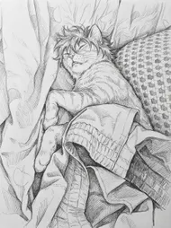 Midoriya Cat Nap