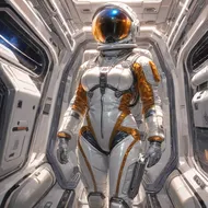 未来の宇宙飛行士の制服