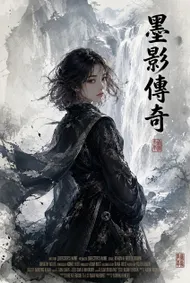 墨影傳奇：瀑下回眸的劍客