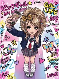 閃耀辣妹風：澀谷街頭自拍少女