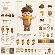 森林之子：橡果小萌角色設定全集