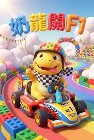 奶龍開F1：夢幻童話賽車海報1