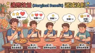 披薩大戰邊際效益：趣味卡通經濟學圖解