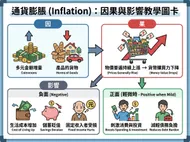 通貨膨脹：成因、結果與影響全解析教學圖卡