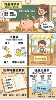 童趣會計課：四格輕鬆搞懂財務報表