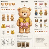 南臺科大幼保系4B2I0016/ 溫柔可愛的小熊