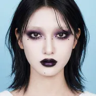 嶺東科技大學流設系 幻魅幽紫：哥德風對稱妝容藝術