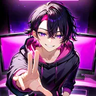 モニター越しのスマイル