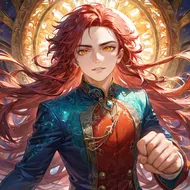 赤髪の男性