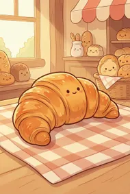 可愛牛角麵包烘焙坊